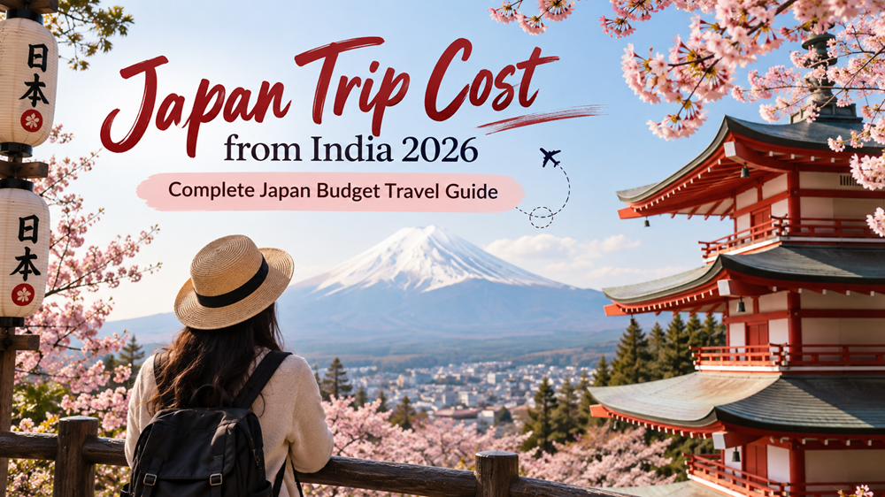 Japan Trip Cost from India 2026: Complete Japan Budget Travel Guide | Exciting Tales