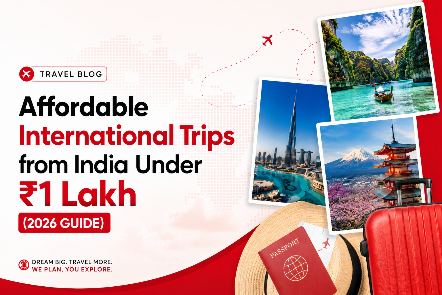 Affordable International Trips from India Under ₹1 Lakh (2026 Guide) - Exciting Tales