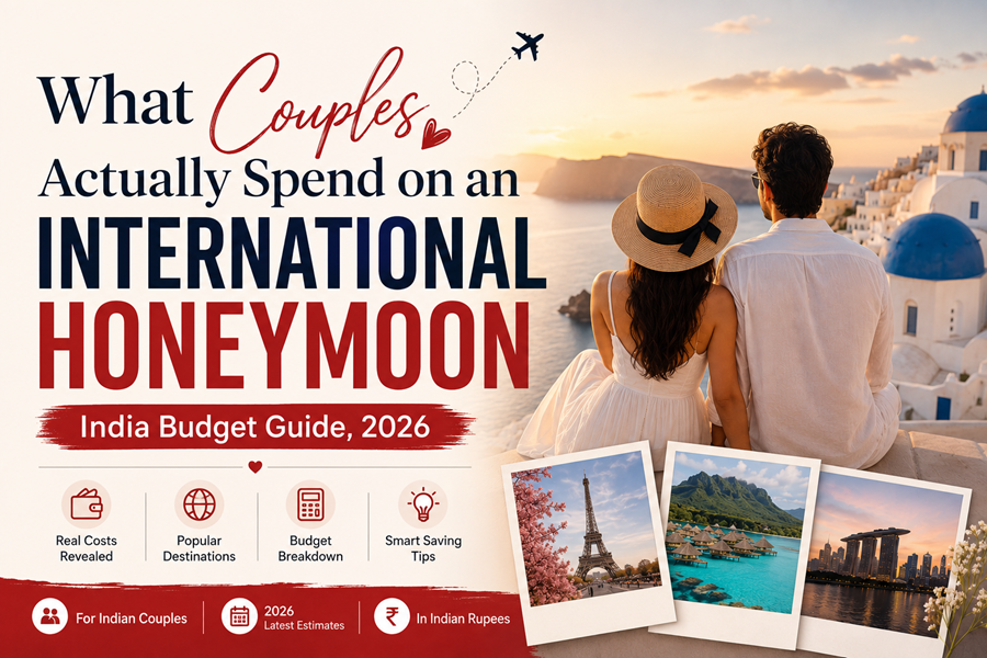 What Couples Actually Spend on an International Honeymoon (India Budget Guide, 2026)