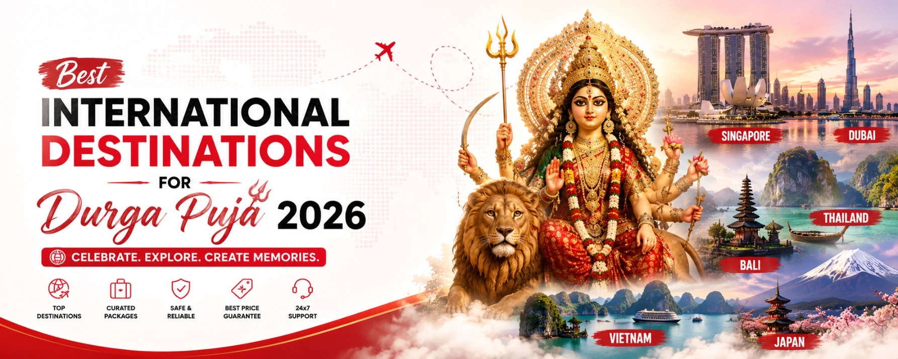 Best International Destinations to Visit During Durga Puja 2026: Top Holiday Ideas from India