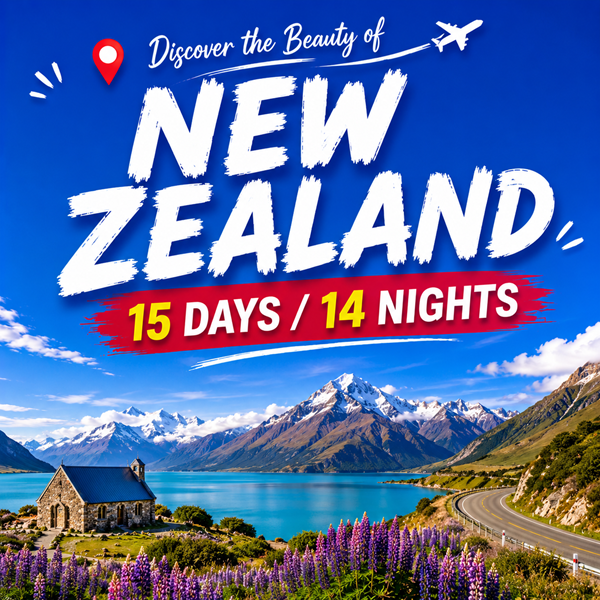 14 Nights New Zealand Scenic Escape | Christchurch, Franz Josef, Mount Cook & Queenstown