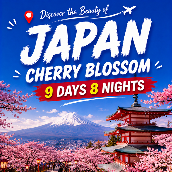 Cherry Blossom Skies of the North – 8 Nights Japan Tour Package