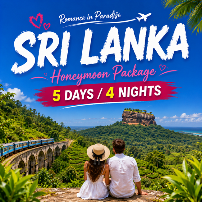 Gorgeous 5 Days Srilanka Honeymoon Package
